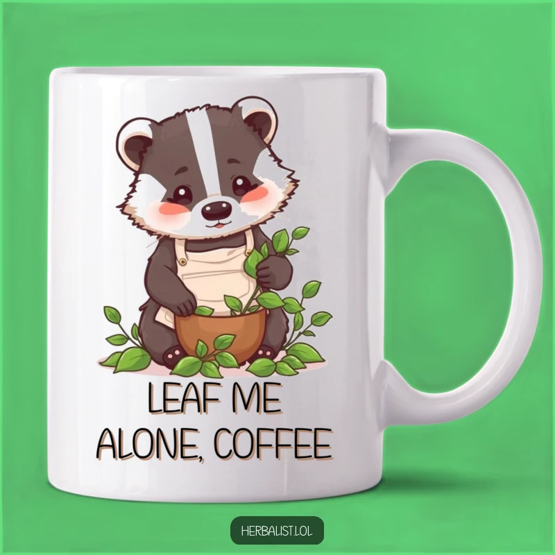 Funny Badger Chef Mug - A Hilarious Gift for Culinary Enthusiasts Who Crush It!