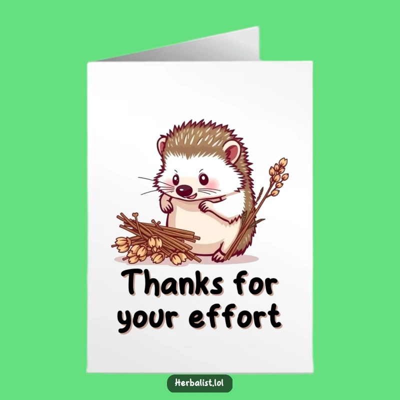 Herbal Thanks Free Printable Thank You Card - DIY Downloadable Gift of Appreciation!