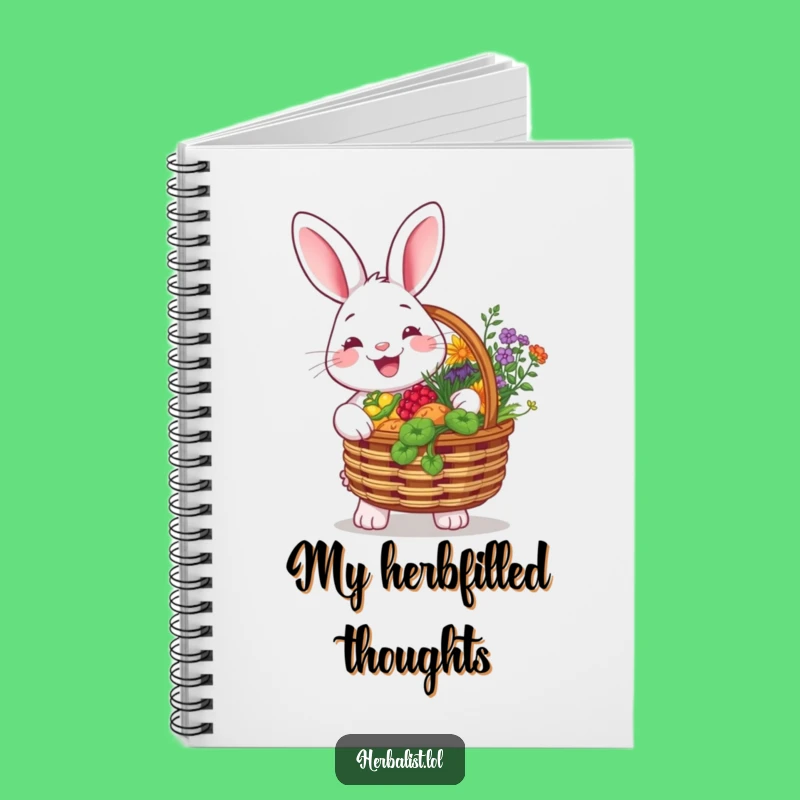 Funny Rabbit Notebook - Herb Garden Ideas and Fresh Notes