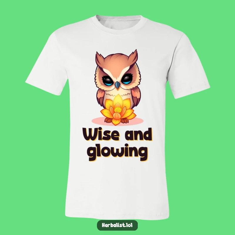 Funny Curious Owl T-Shirt - Humorous Gift for Nature Explorers & Thinkers!
